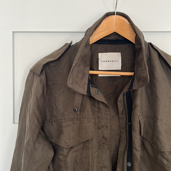 Community | Utility Jacket in Olive Green Size Small - Picture 2 of 9
